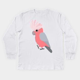 Galah cockatoo Kids Long Sleeve T-Shirt